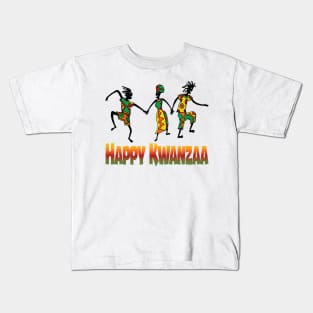 Happy Kwanzaa African American Holiday Kids T-Shirt